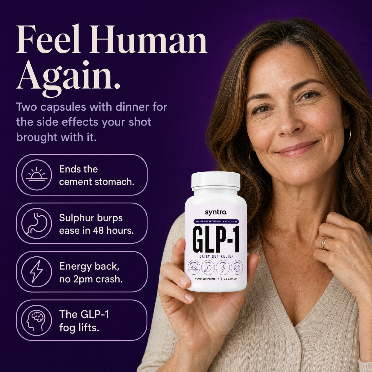 Feel human again - what Syntro GLP-1 helps with